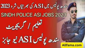 Assistant Sub Inspector ASI Jobs 
