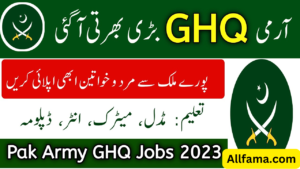 GHQ Latest Jobs