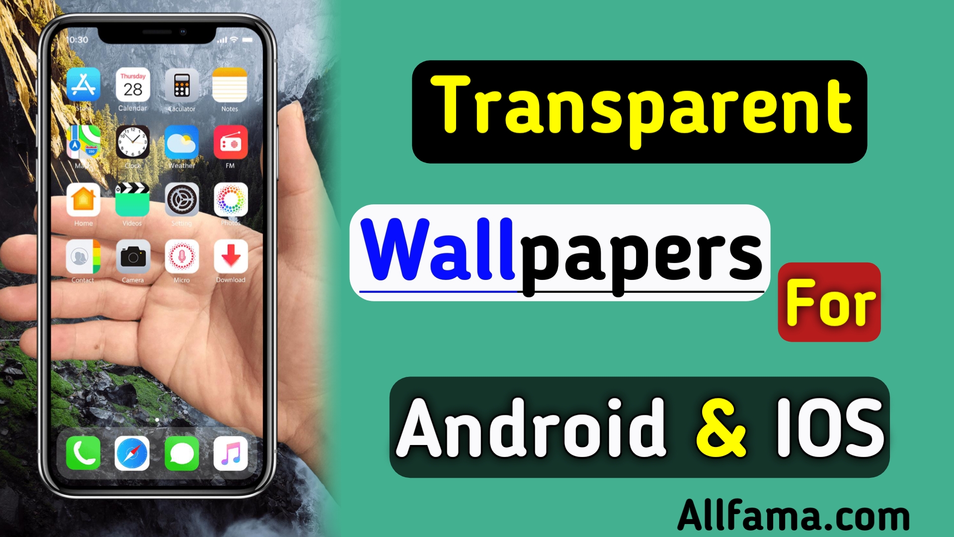 Transparent Wallpaper For Android & IOS